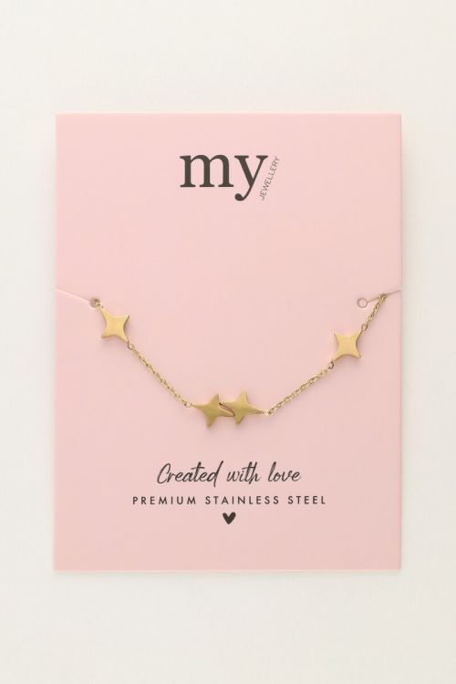 Minimalistische armband met polestars