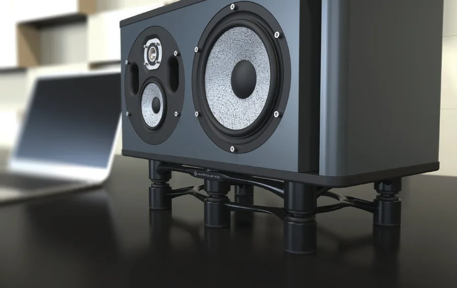 IsoAcoustics Aperta 300 Noir (la pièce) Absorbeurs acoustiques