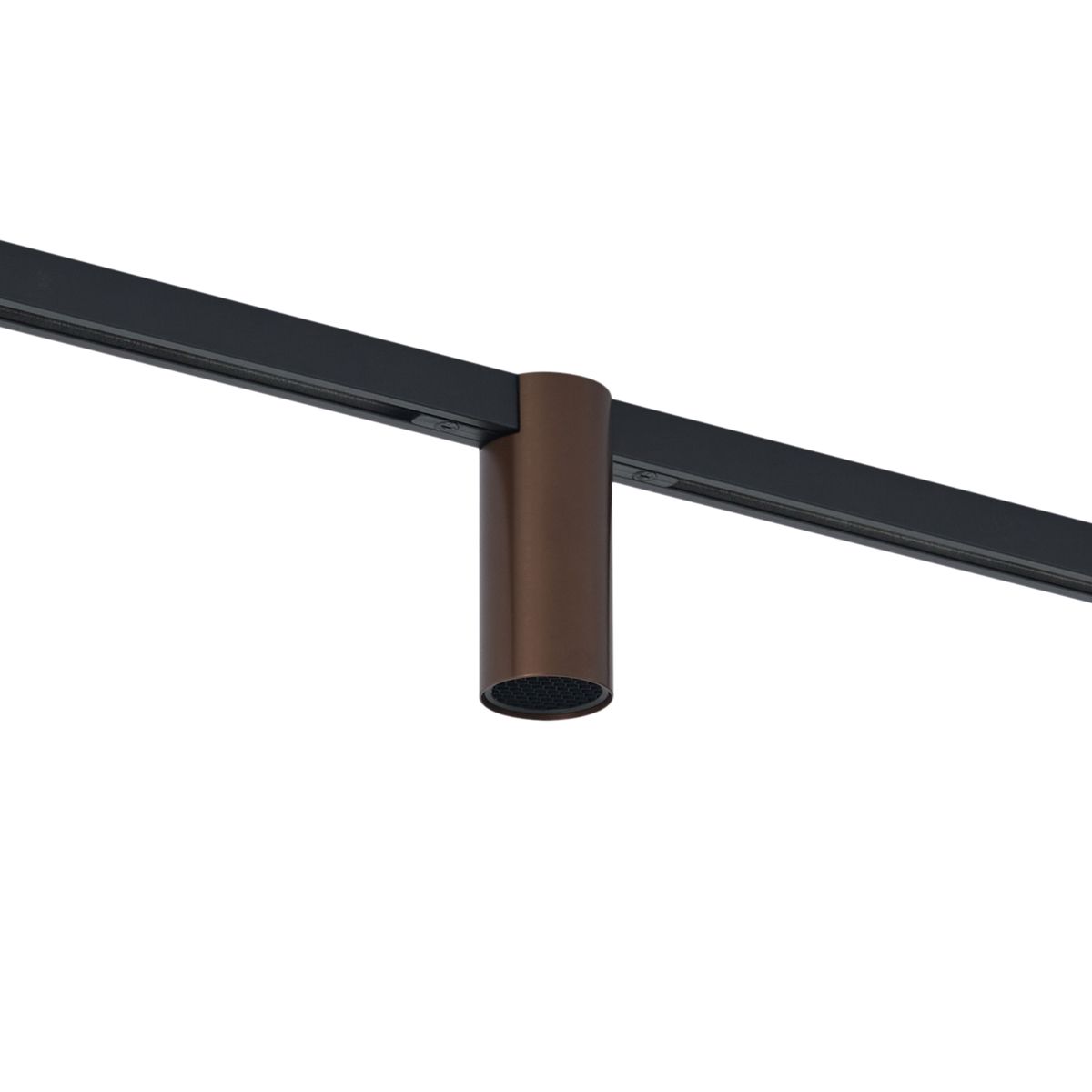 Moderne spot donker brons voor railsysteem 1-fase GU10 35mm - Slimline Nubee Honey