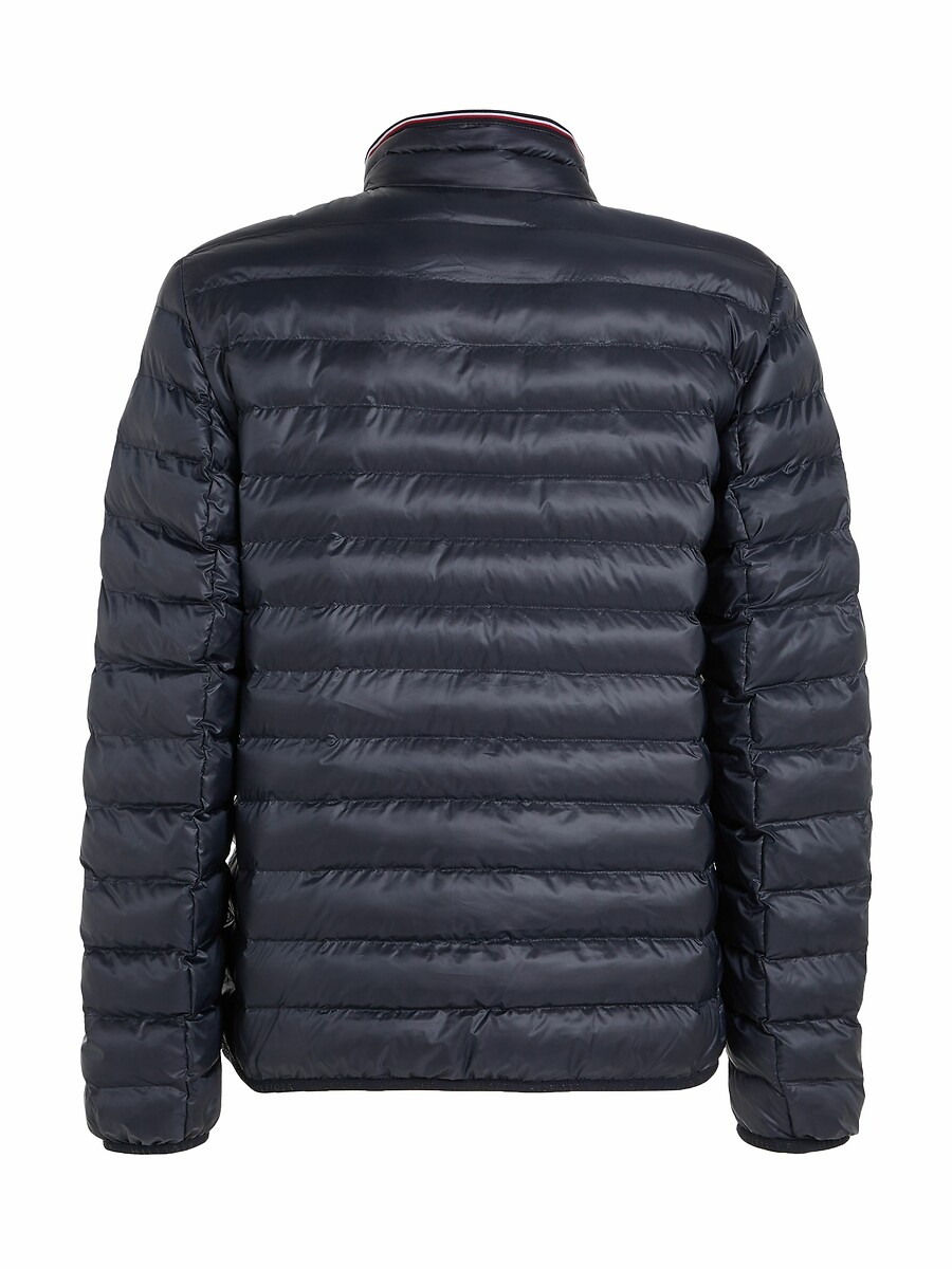 TOMMY HILFIGER<br>Jaqueta de plumas leve, compacta, com gola alta