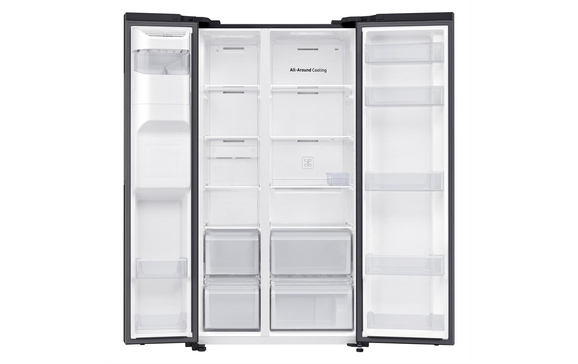 Foodcenter RS65DG5403B1WS Anthrazit<br>Side by Side Kühl- und Gefrierteil