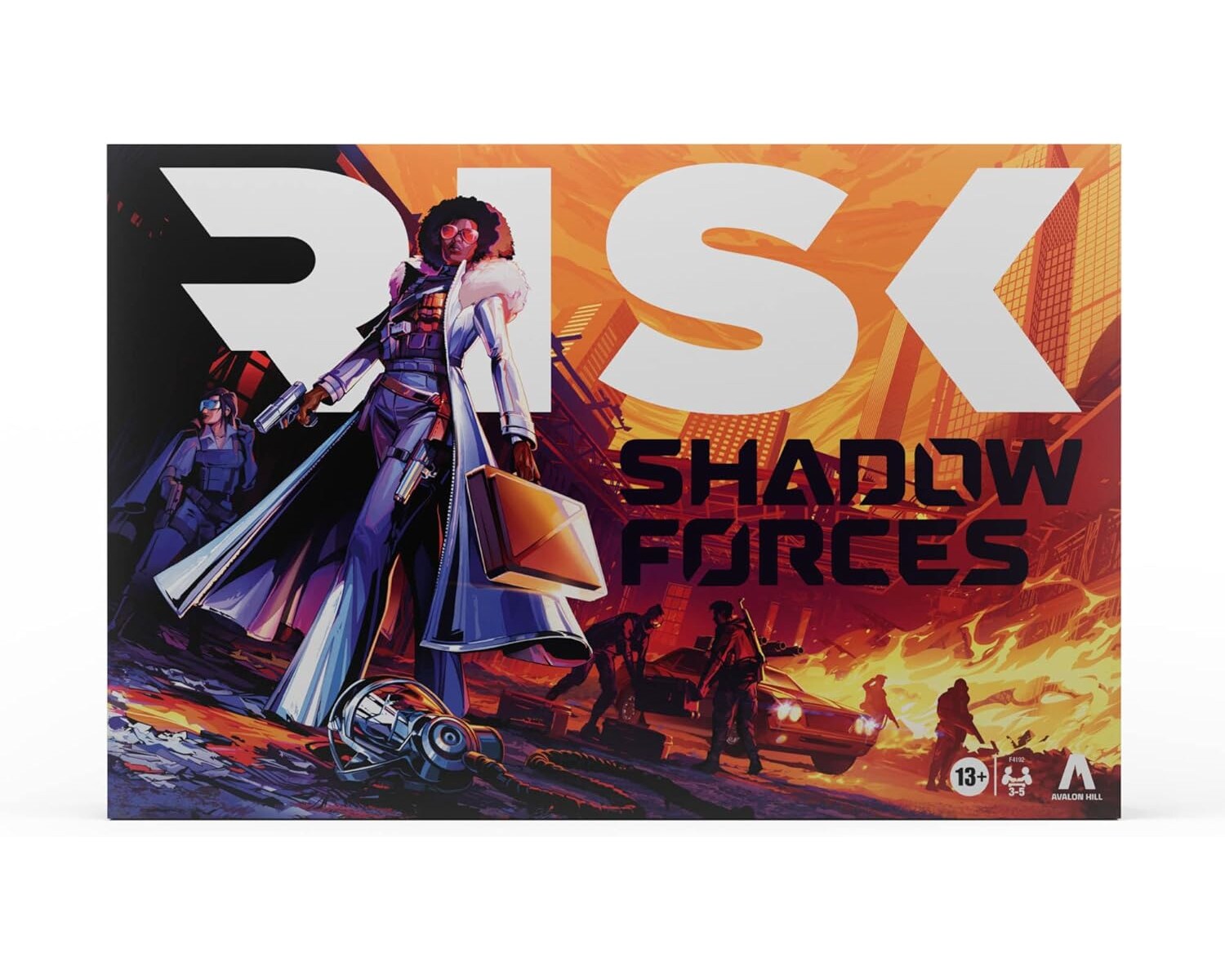 Hasbro - Risk Shadow Forces (englische Version) Brettspiel Strategiespiel Legacy Spiel Risiko