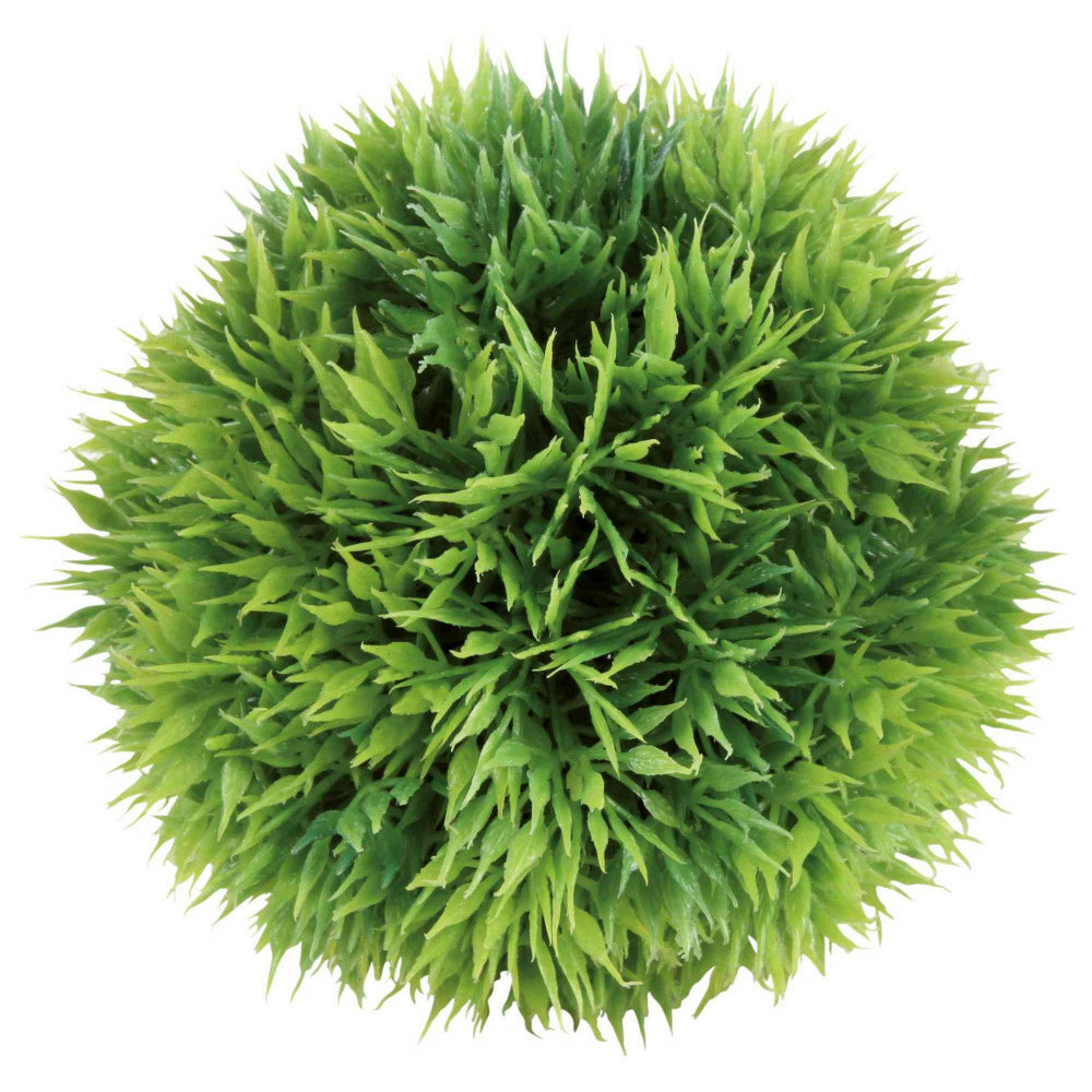 Balle de mousse pour aquariums , ø 13 cm . Forme de plante