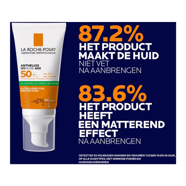 La Roche-Posay Dry Touch Anti-glim Zonnebrand SPF50+ Gezicht 50 ML