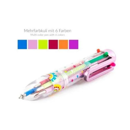 Trendhaus Good Feelings Touch-Mehrfarbkuli 6-farbig, 1 Stück, 2-fach sortiert
