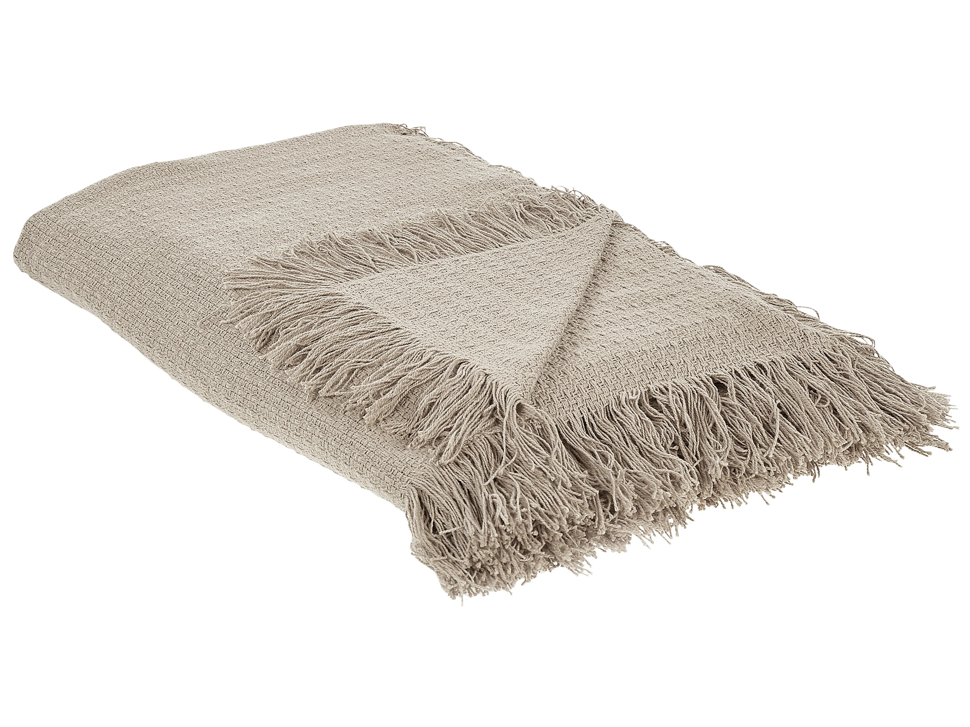 Sprei YERBENT Katoen 220 x 240 cm Taupe