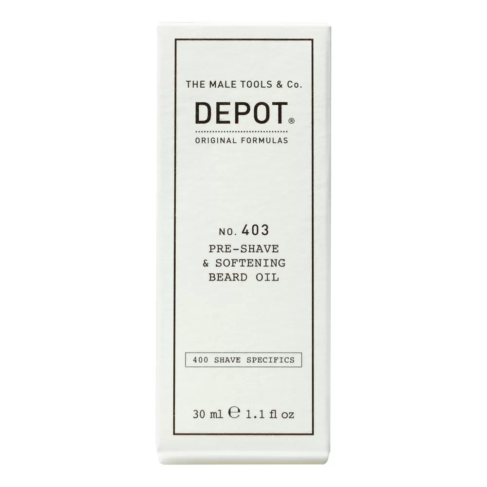 Depot 403 Pre-Shave & Softening Beard Oil - 30 ml.