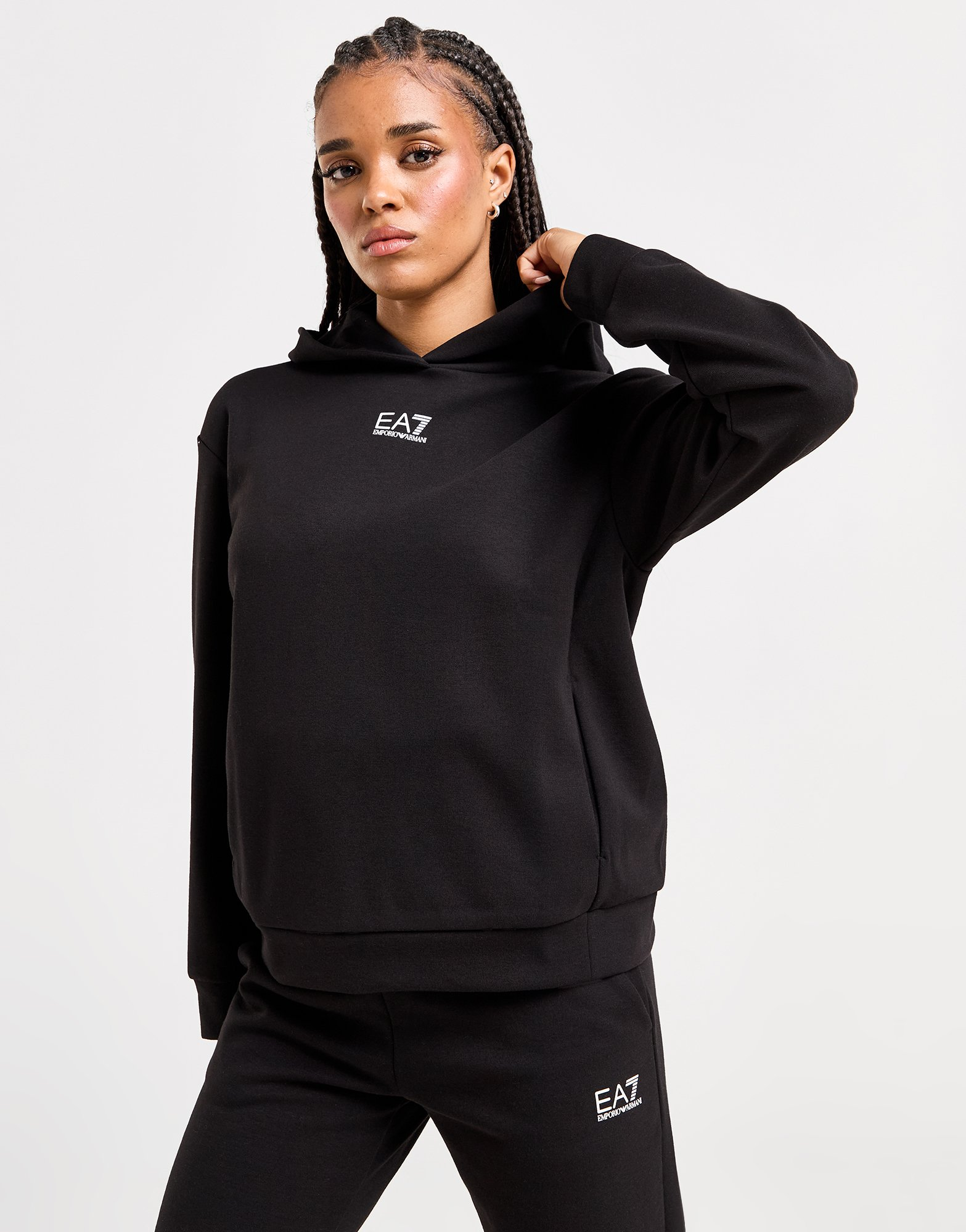 Emporio Armani EA7 Sweat à Capuche Essential Femme