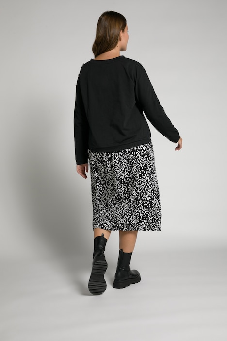 Bellieva-Sweatkleid, Stillfunktion, Rundhals