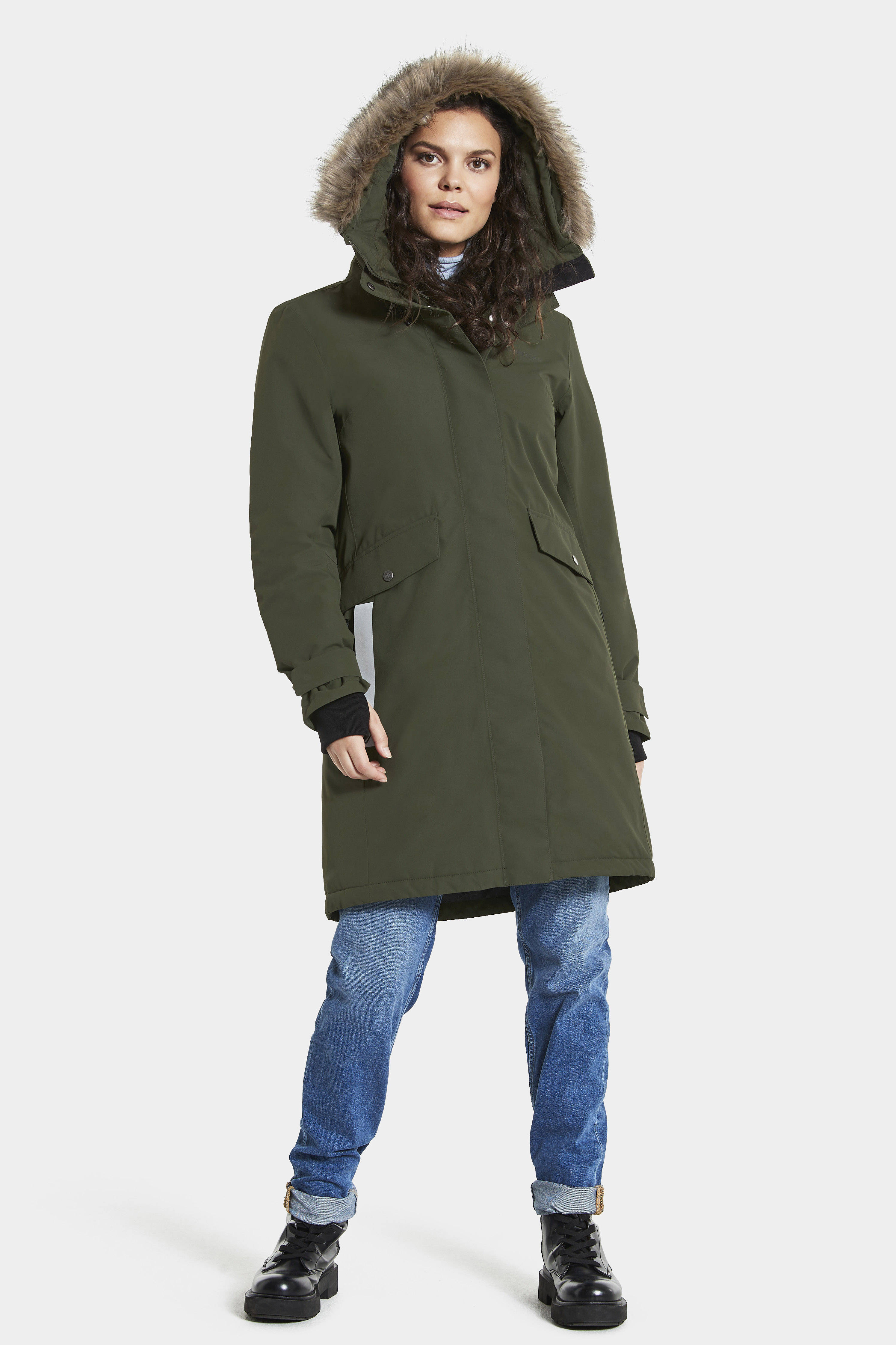 Didriksons parka Erika groen