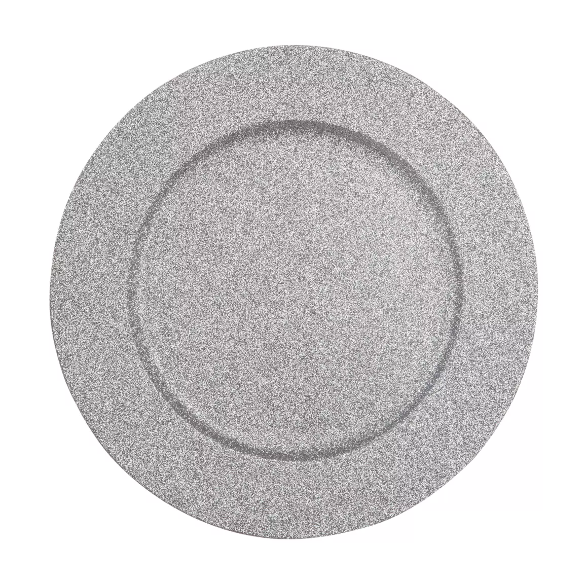 Lot de 12 dessous d'assiette Pailletées Argent