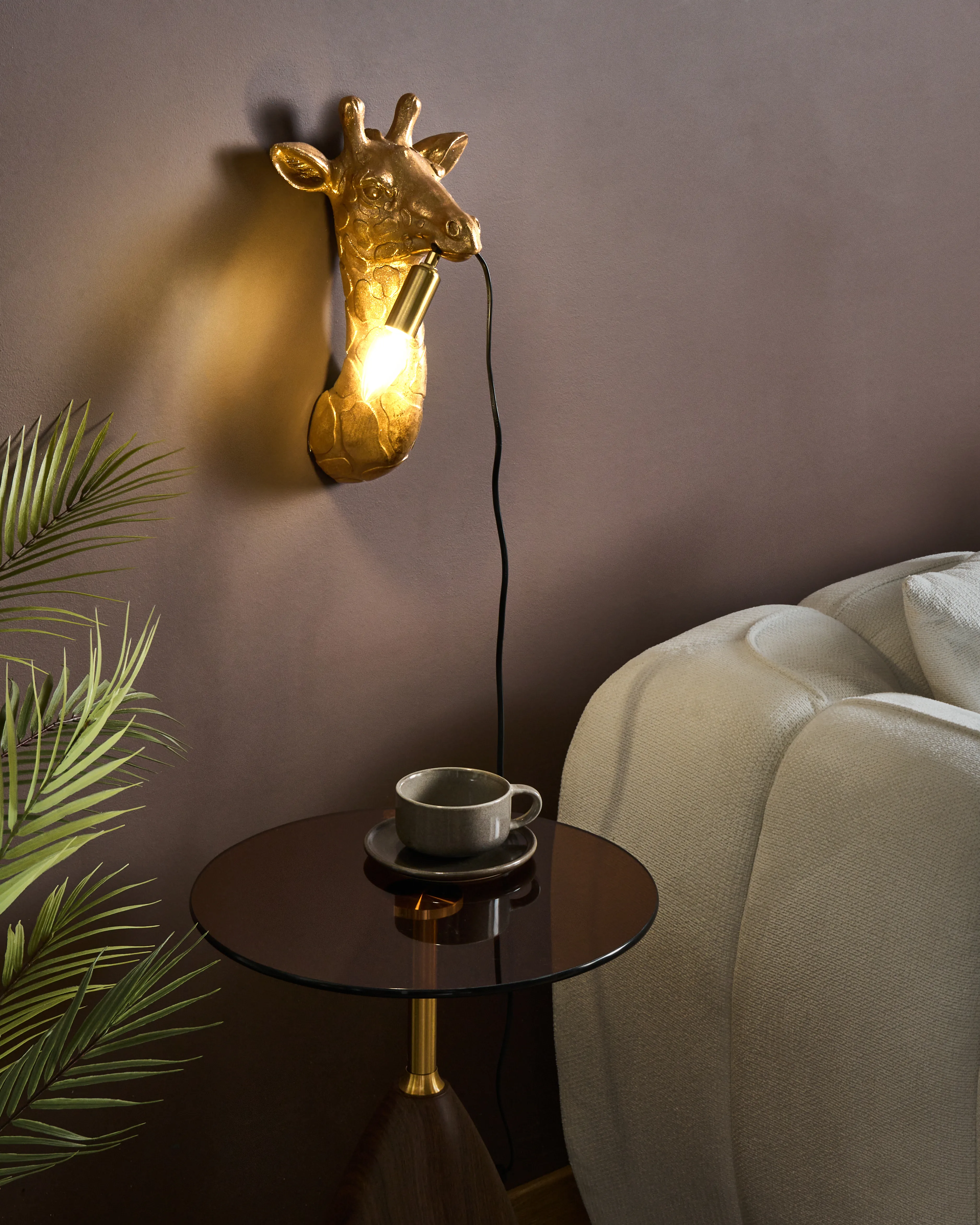 Wandlamp Giraf MERLIN Goud