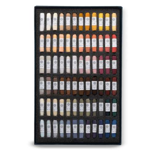 UNISON COLOUR Soft-Pastellkreiden, 72er-Sets, ganze Kreiden