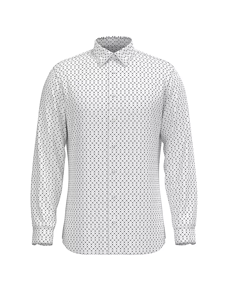 SELECTED Hemd Slim Fit SLHSLIMDETAIL weiss