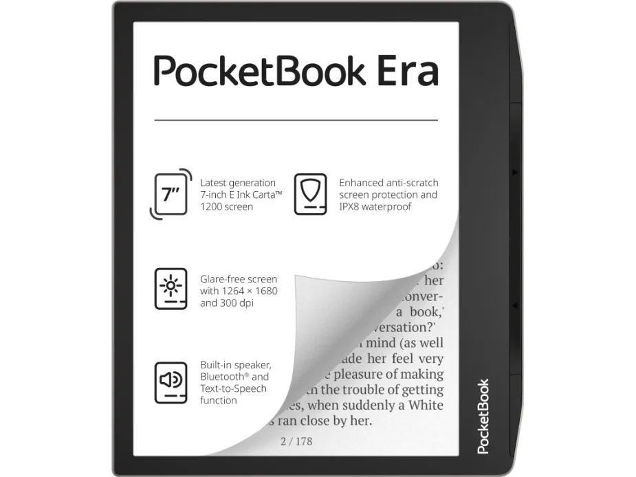 PocketBook Era - eBook læser - Linux 3.10.65 - 16 GB - 7
