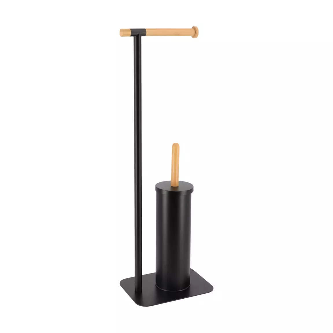 Brosse et dérouleur papier toilette Bambou Noir