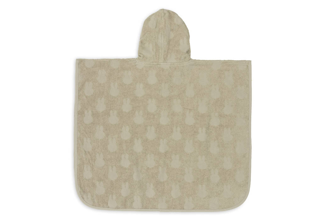 badstof badponcho Miffy Jacquard Olive Green