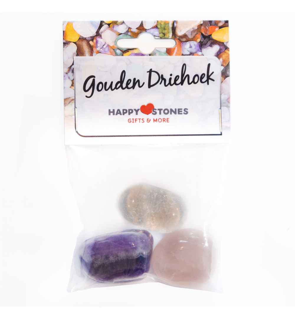 Happystones Gouden driehoek (3 stuks)
