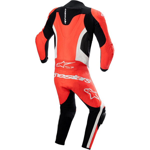 Alpinestars - Combinaison GP Force Lurv - 1 pièce Rouge fluo / Blanc / Noir