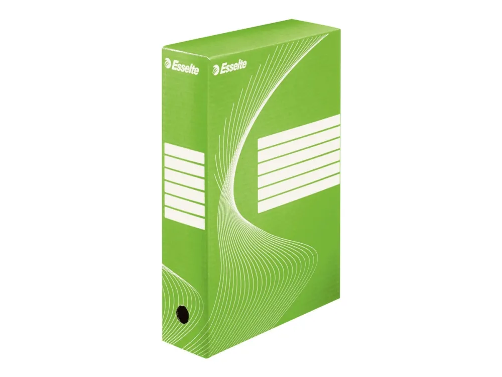 Arkivæske Esselte Vivida FSC® BOXY 80 mm grøn karton - (25 stk.)