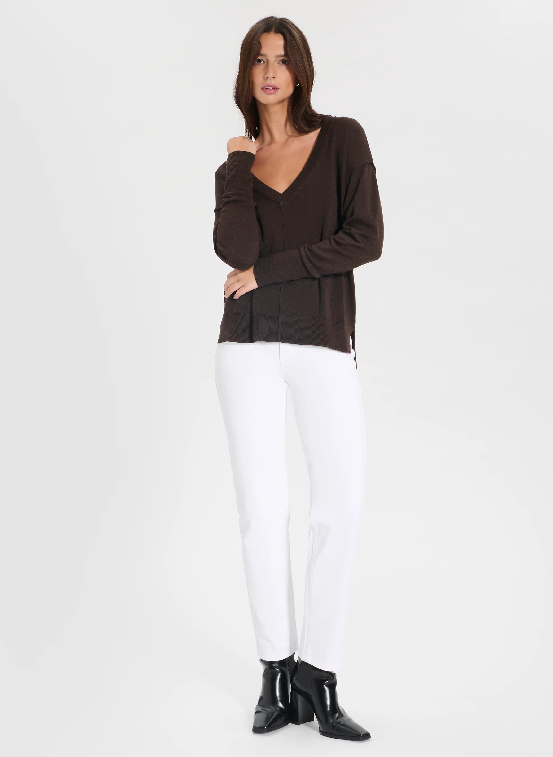 PUCCI - Pull droit en maille | Marron