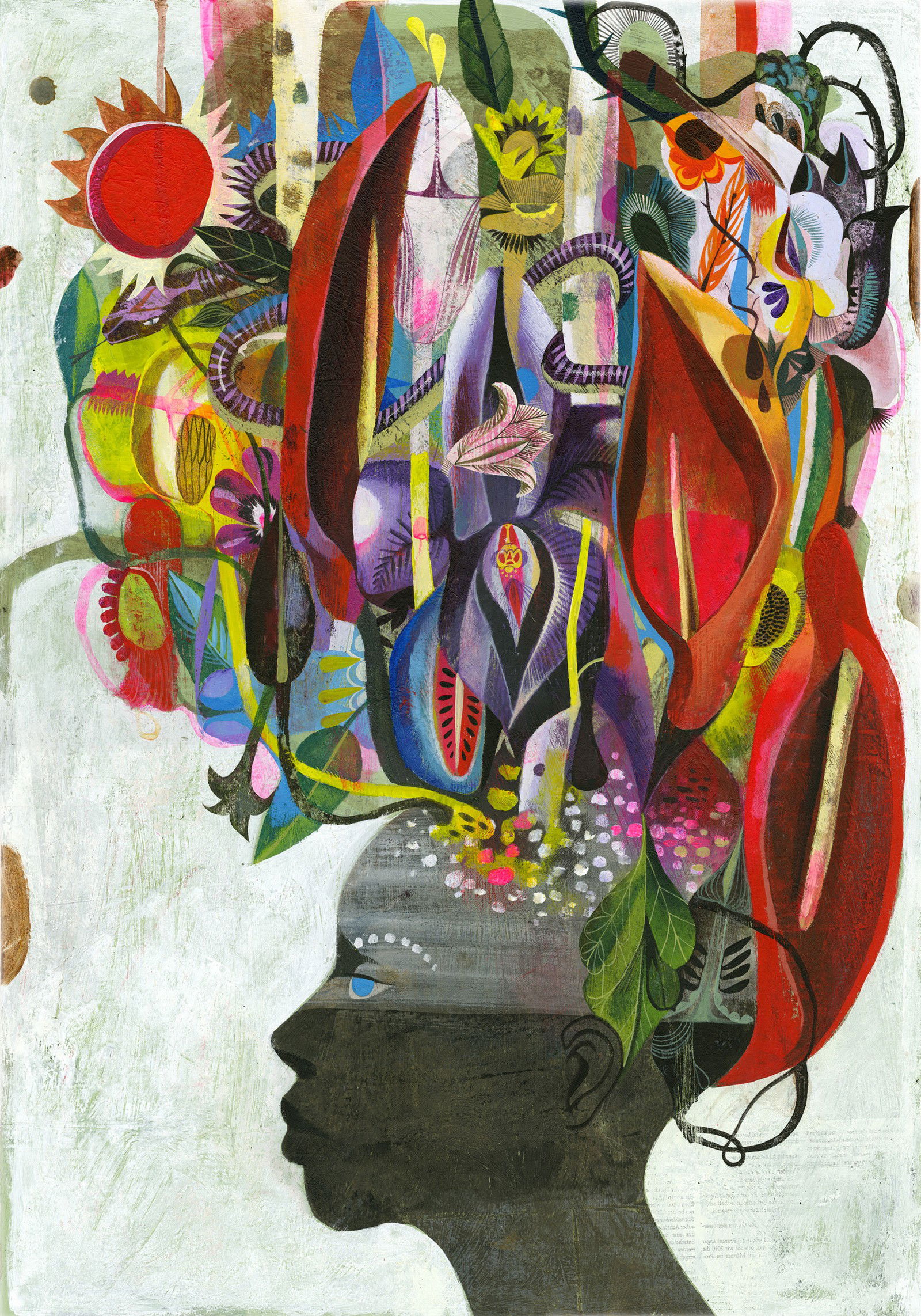 Black Paradise by Olaf Hajek - Limited Edition. Edition of: 150. Signed.