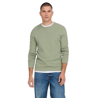 Pull homme Onspanter Life 12 Struc Crew Knit N ONLY AND SONS