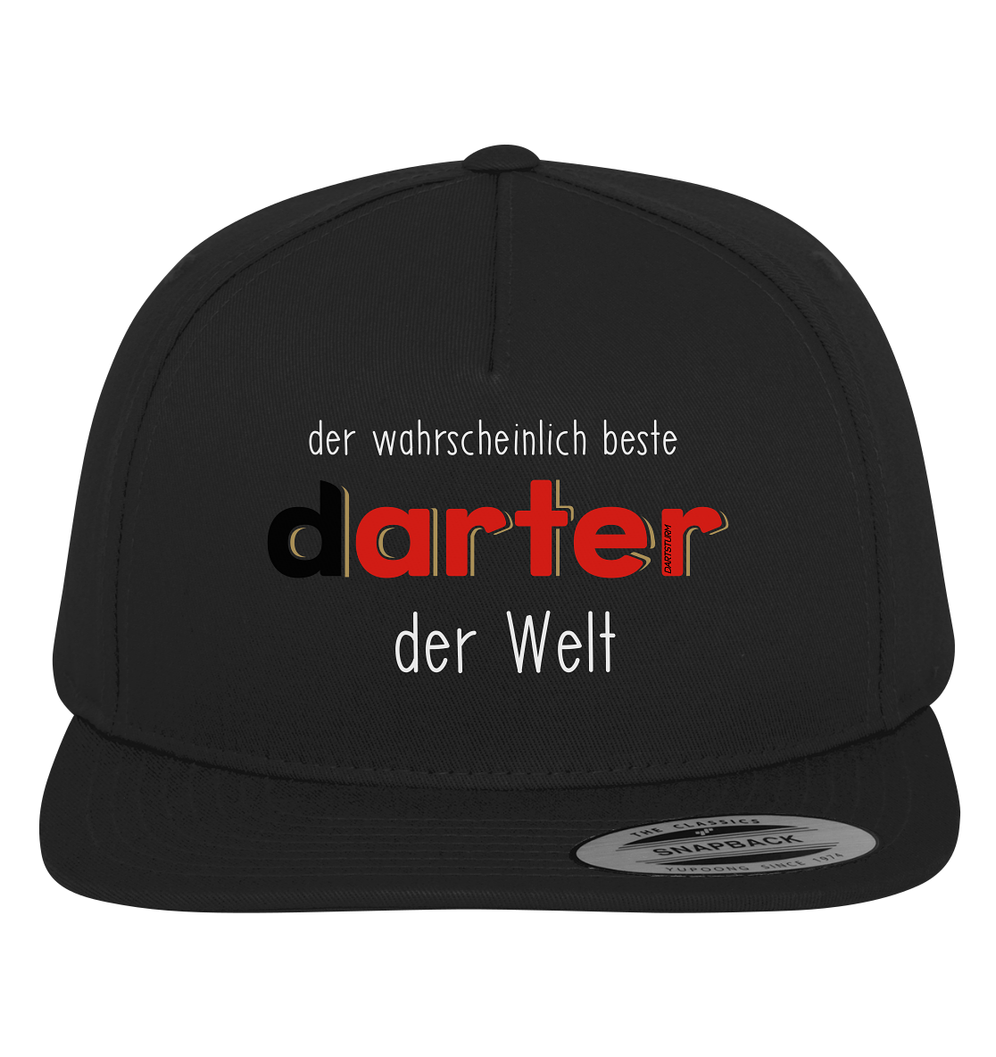 DartSturm - Der wahrscheinlich beste darter der Welt Weiß - Premium Snapback