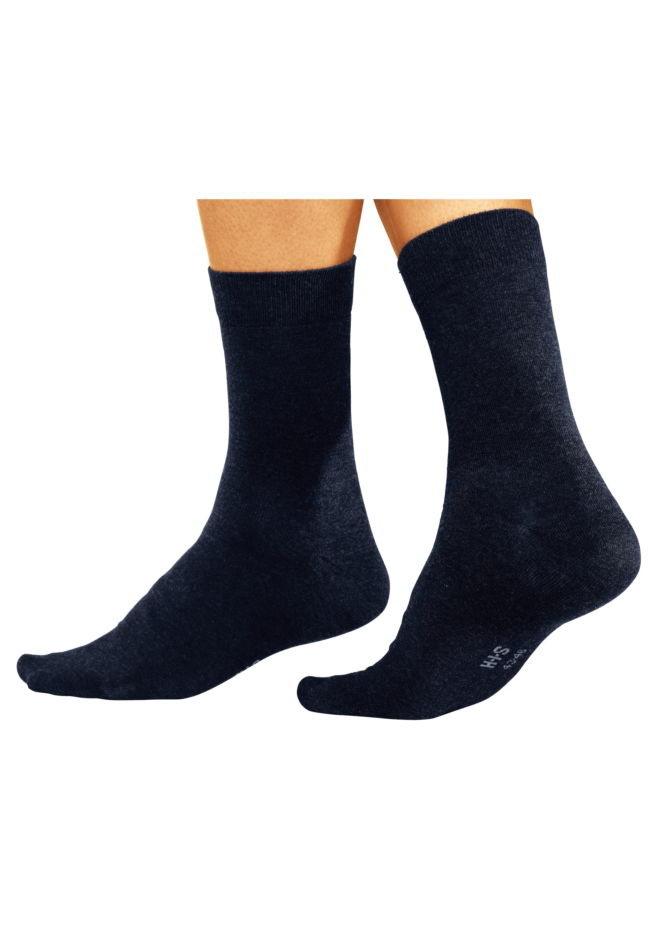 H.I.S Basicsocken Packung, 4 Paar tlg. mit hohem Baumwollanteil