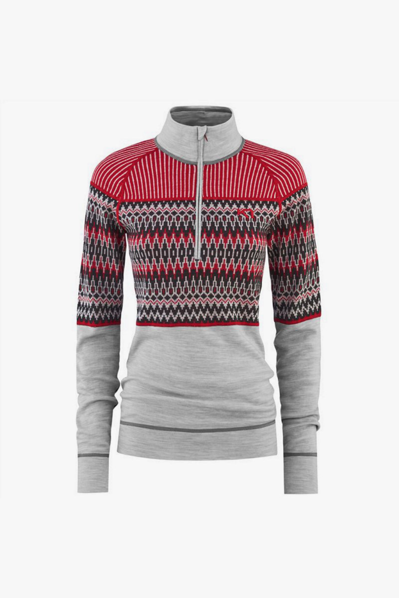 Kari Traa Silja Half Zip Damen Thermo Longsleeve