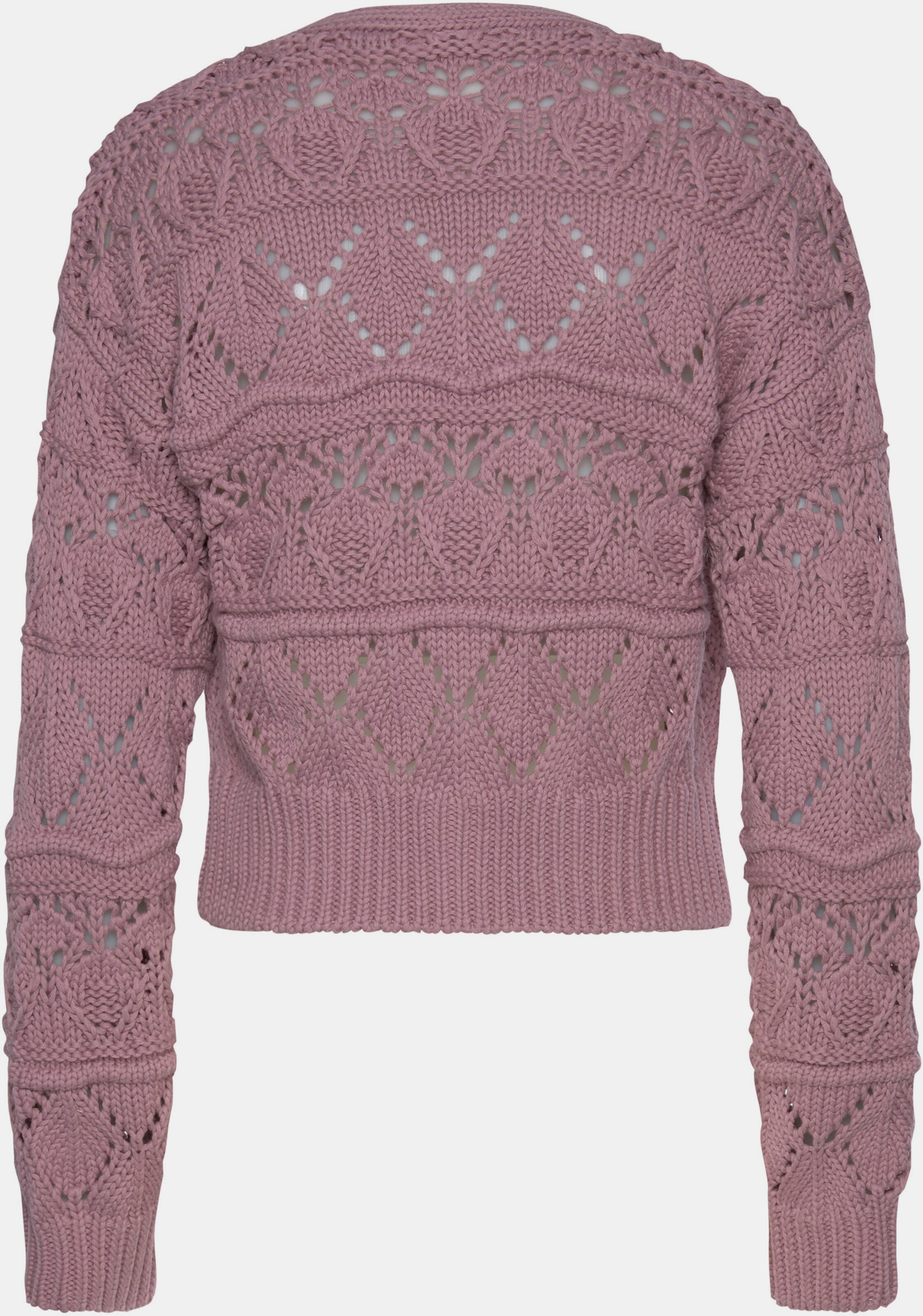 Ajourstrickjacke