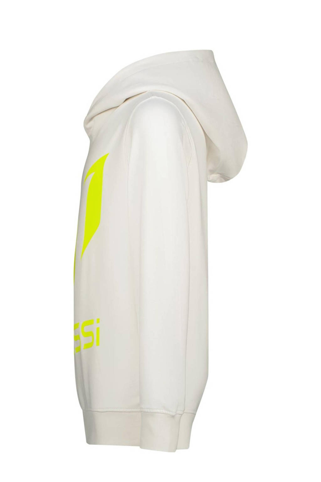 Vingino hoodie met logo wit/geel