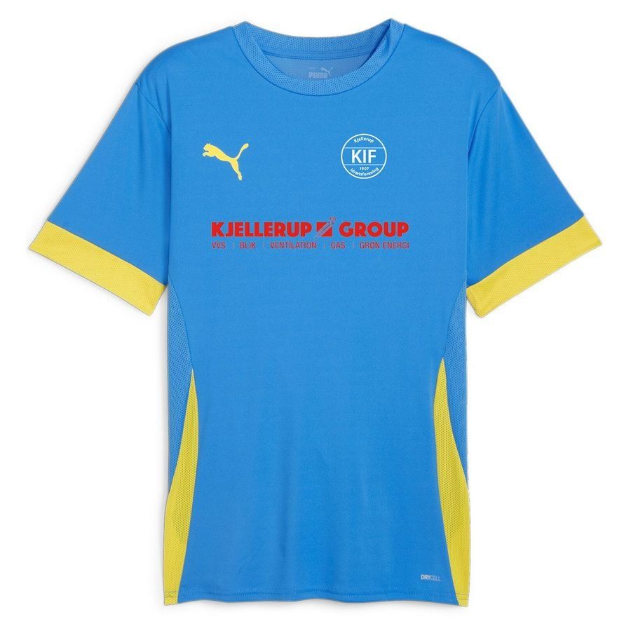 Kjellerup IF Maillot Extérieur - Bleu/Jaune Enfant