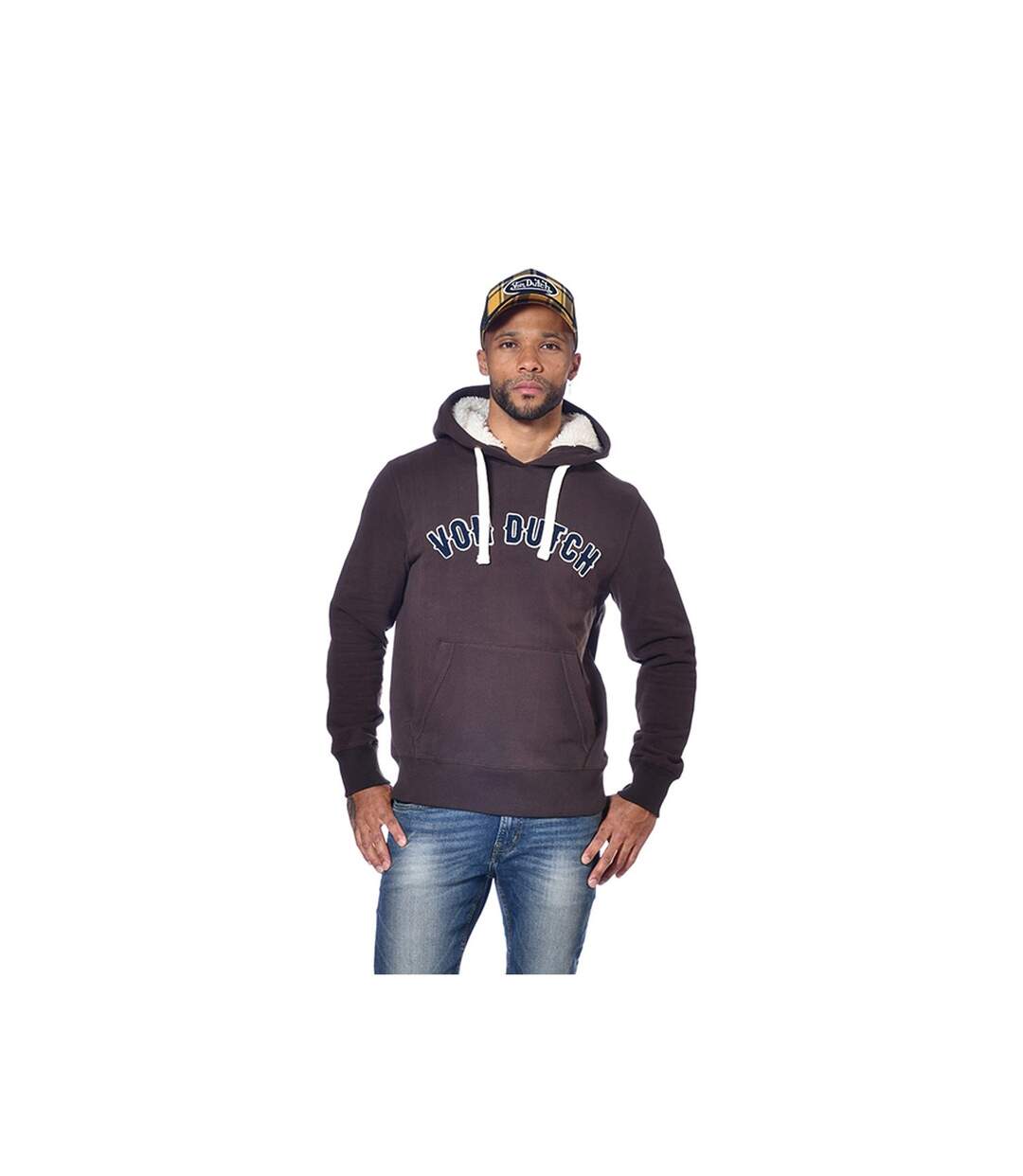 Sweat à capuche doublure sherpa homme Must