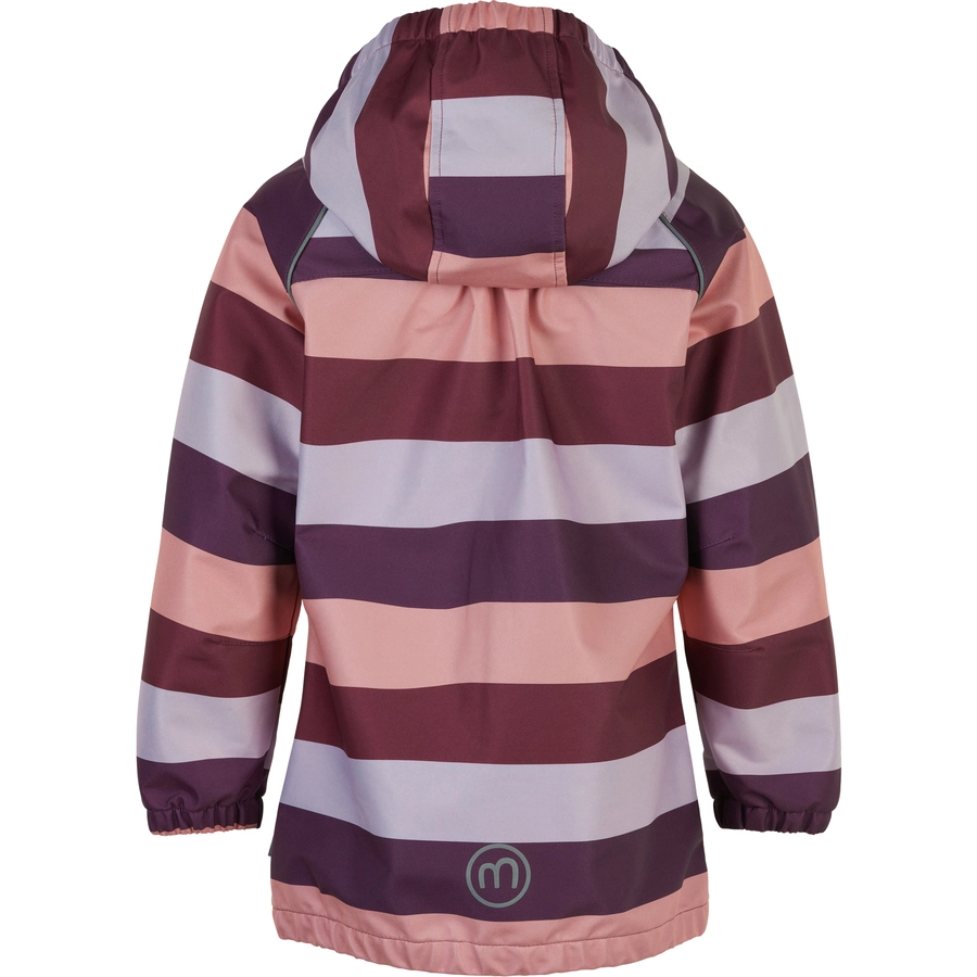 Minymo Softshell Jacket Stripe Crushed Berry