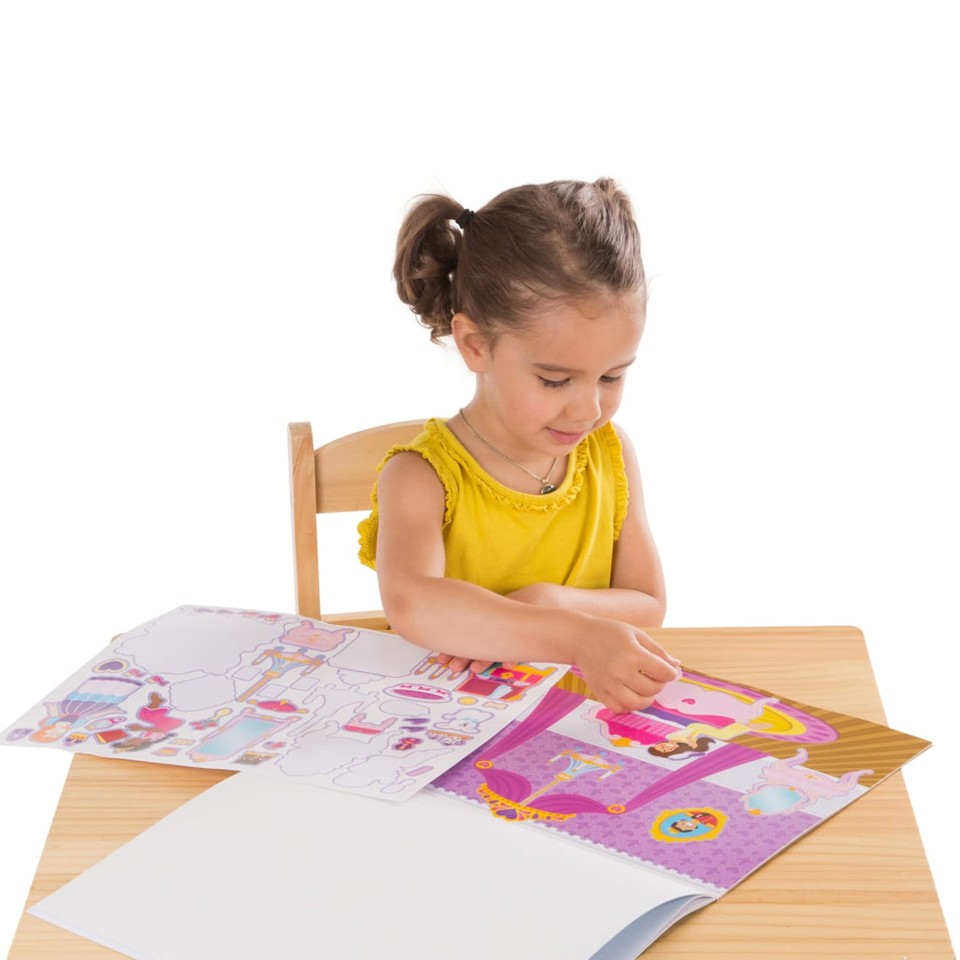 Melissa & Doug - Genanvendelig klistermærkepude - Prinsesseslot