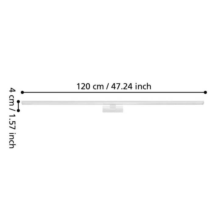 Eglo Pandella 1 væglampe hvid - L120 cm