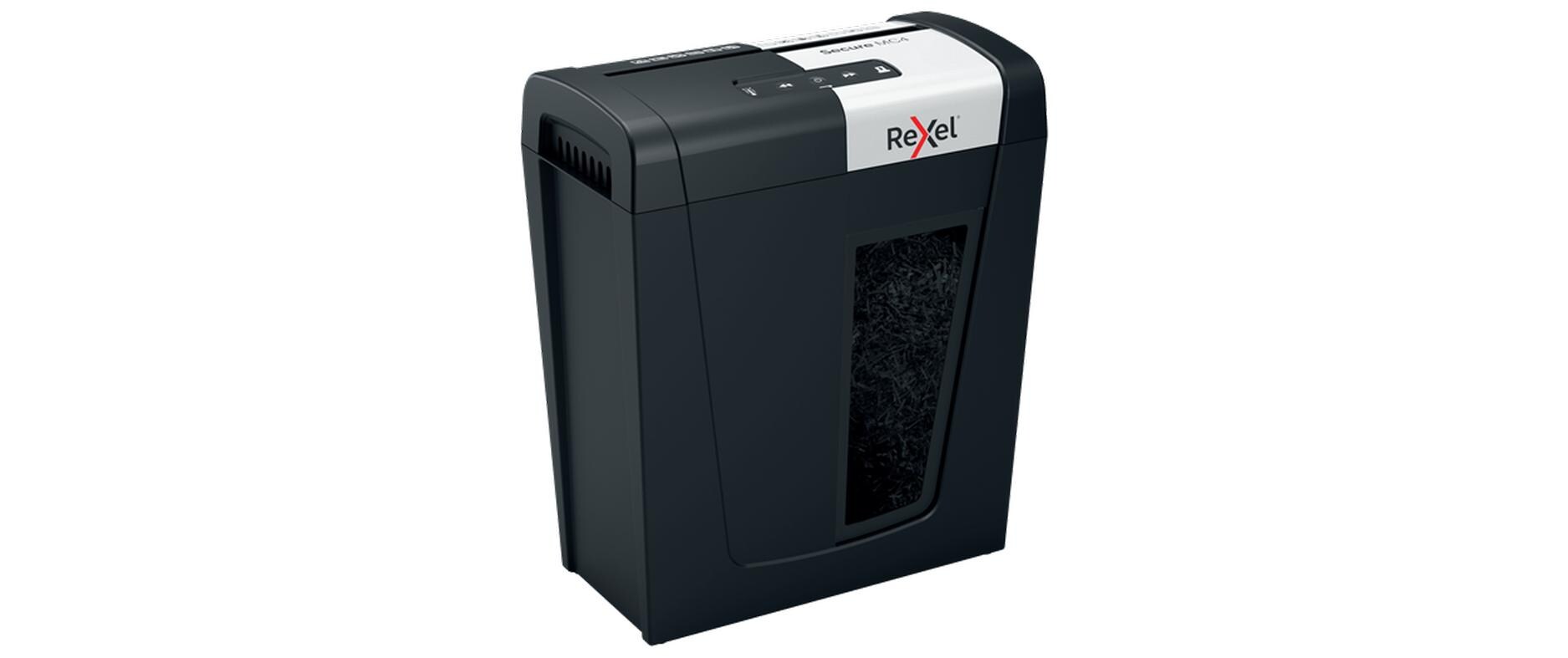 Aktenvernichter Rexel Secure MC4 Whisper-Shred P-5, 4 Seiten<br>Manueller Schredder für die sichere Vernichtung streng vertraulicher Unterlagen
