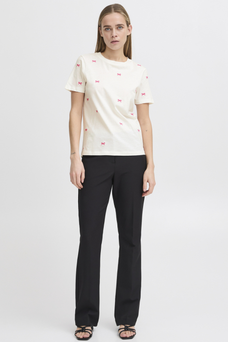 Ichi witte dames t-shirt