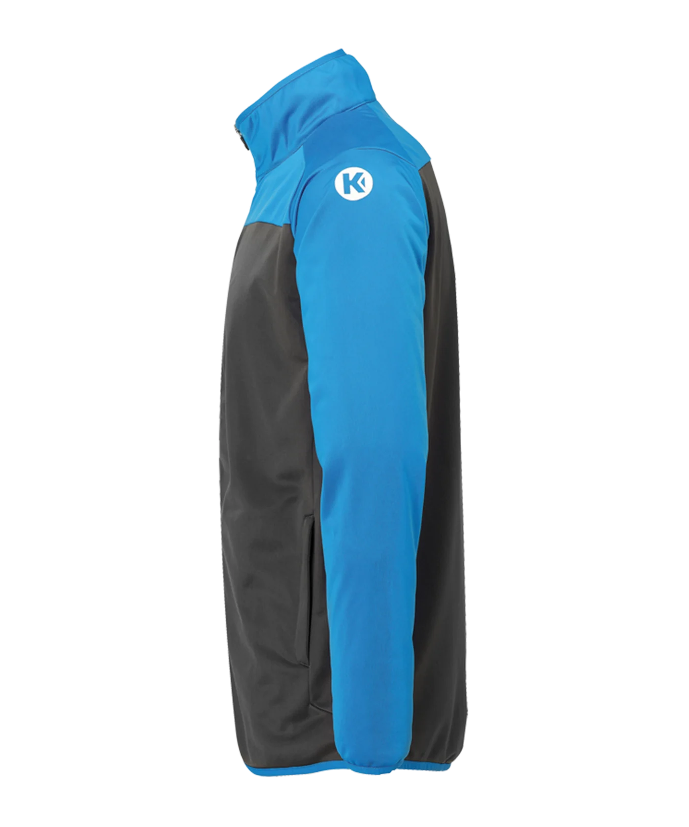 Kempa Prime Polyesterjacke Kids Grau Blau F02