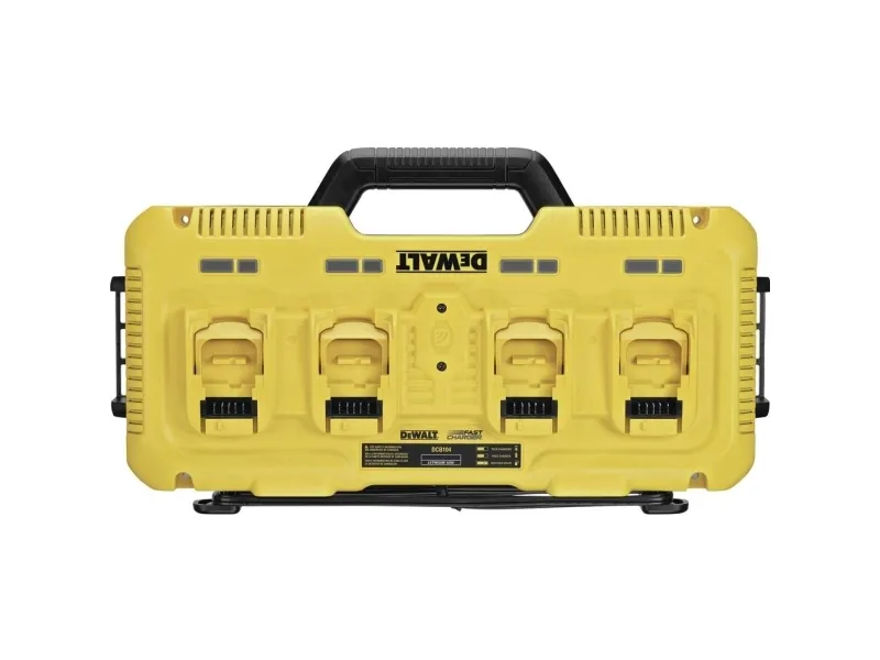 DeWALT DCB104-QW - Batterioplader - 4 x batterier lader op - 8 A - 4 output-stikforbindelser