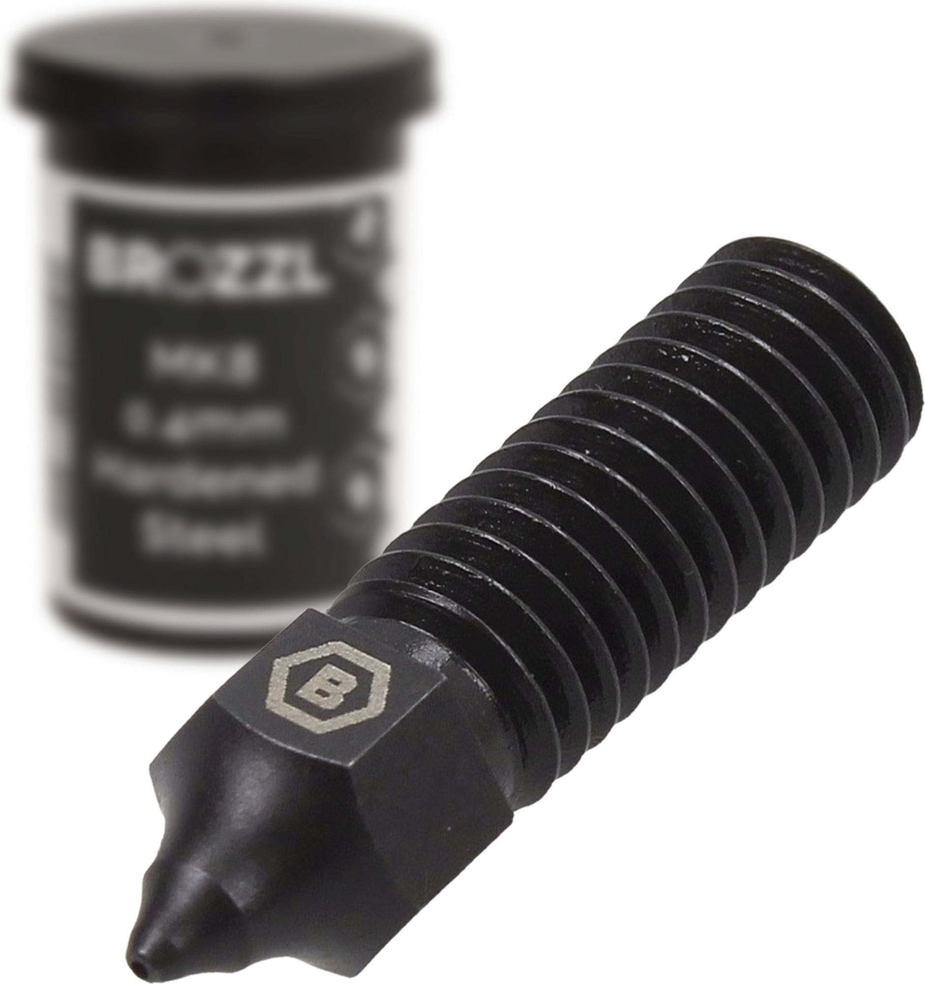 BROZZL  Düse Stahl gehärtet für Creality K1 & K1 Max, 0,4 mm    Hochfeste gehärtete Stahldüse für K1 & K1 Max