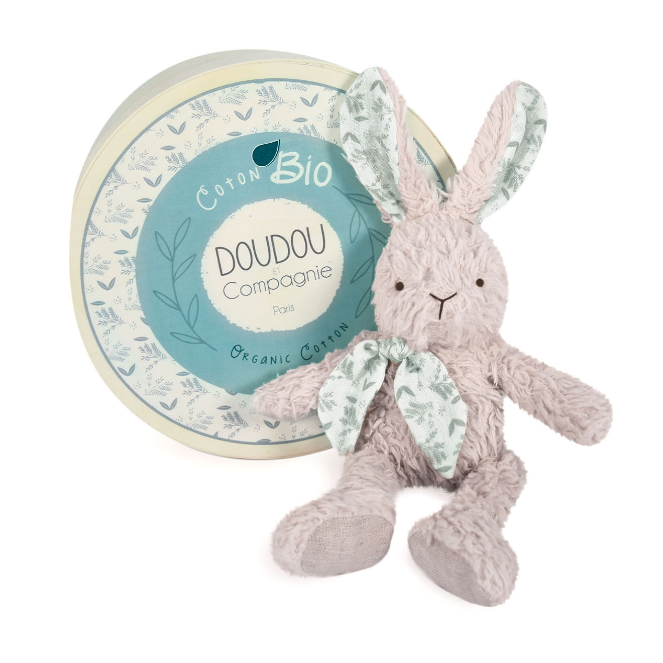 Doudou et Compagnie Pantin lapin gris