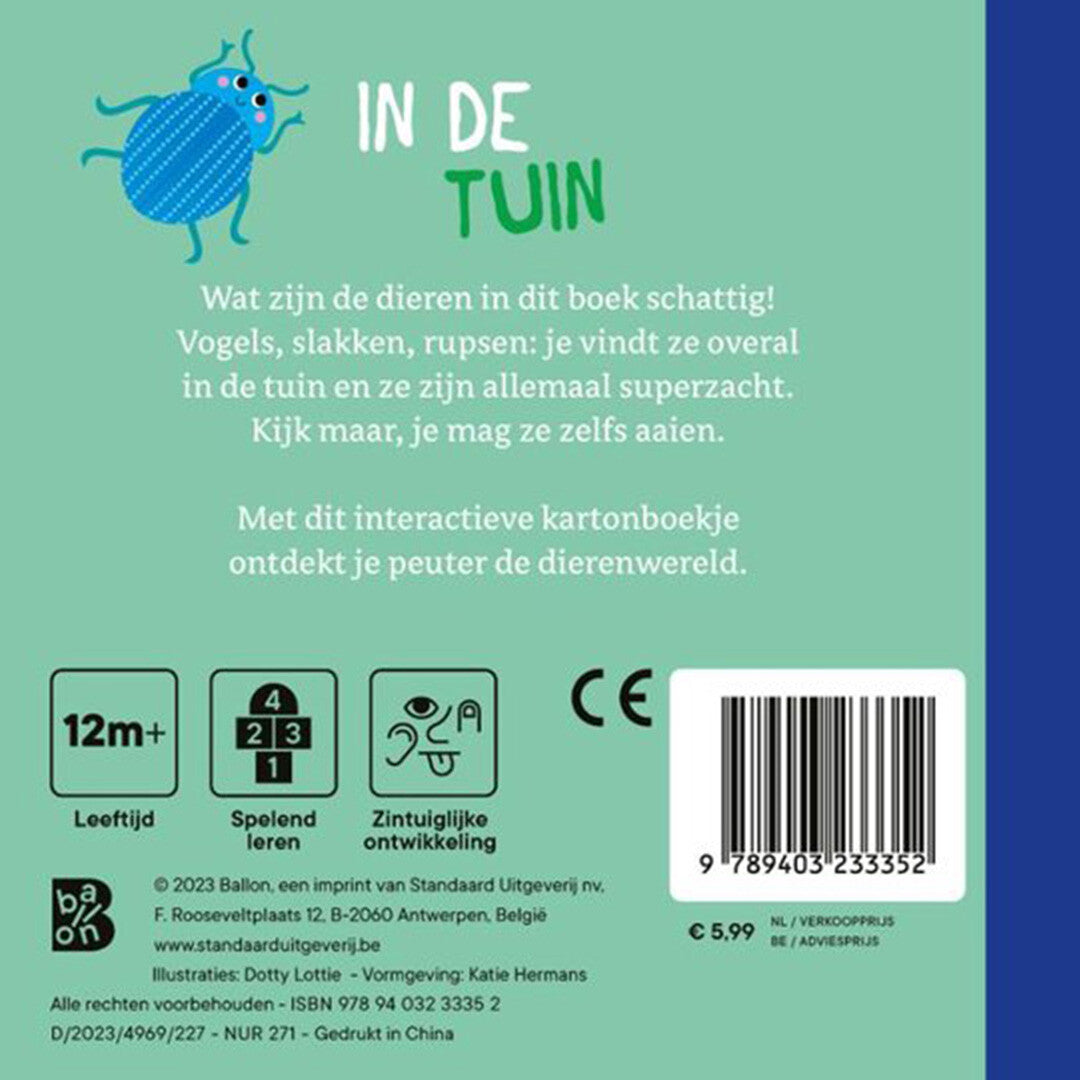 Uitgeverij ballon in de tuin