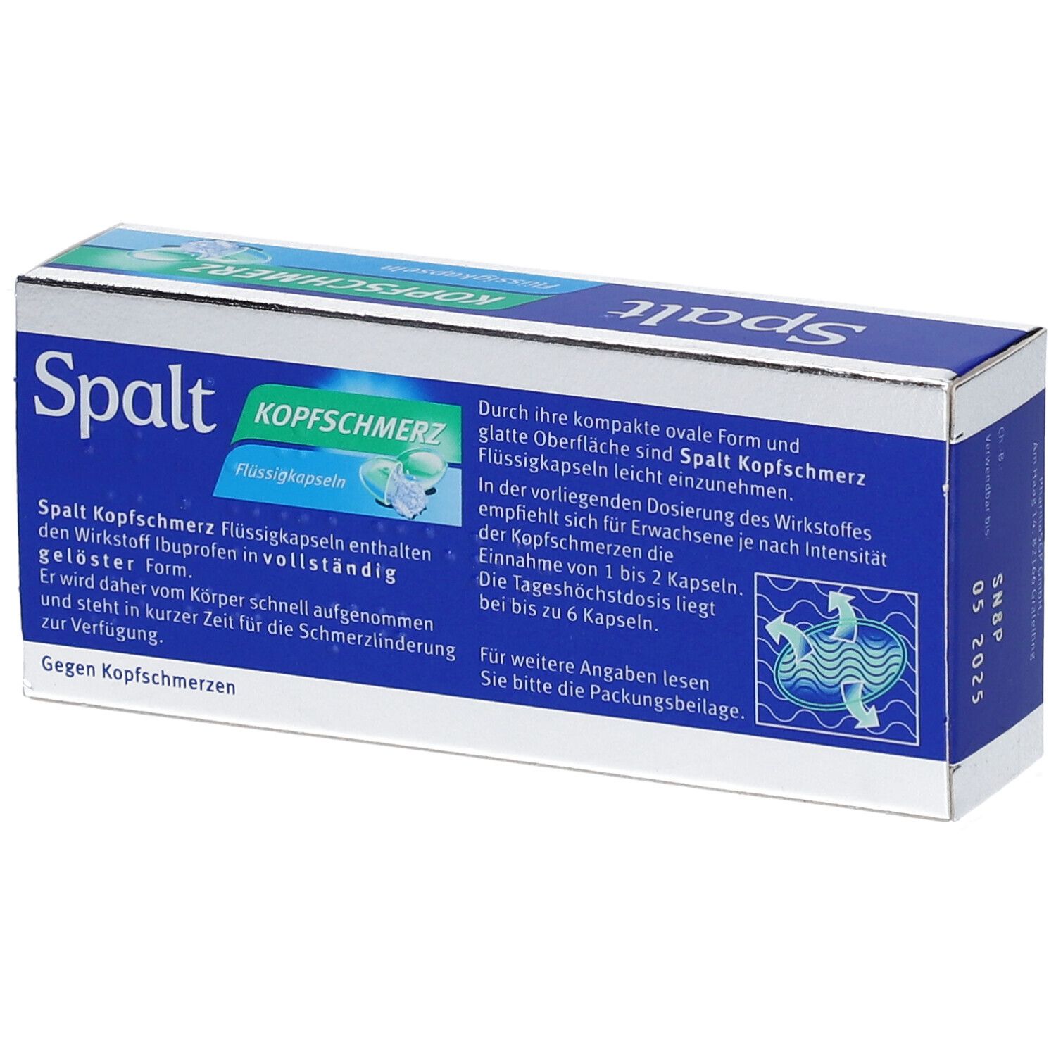 Spalt Kopfschmerzen Flüssigkapseln