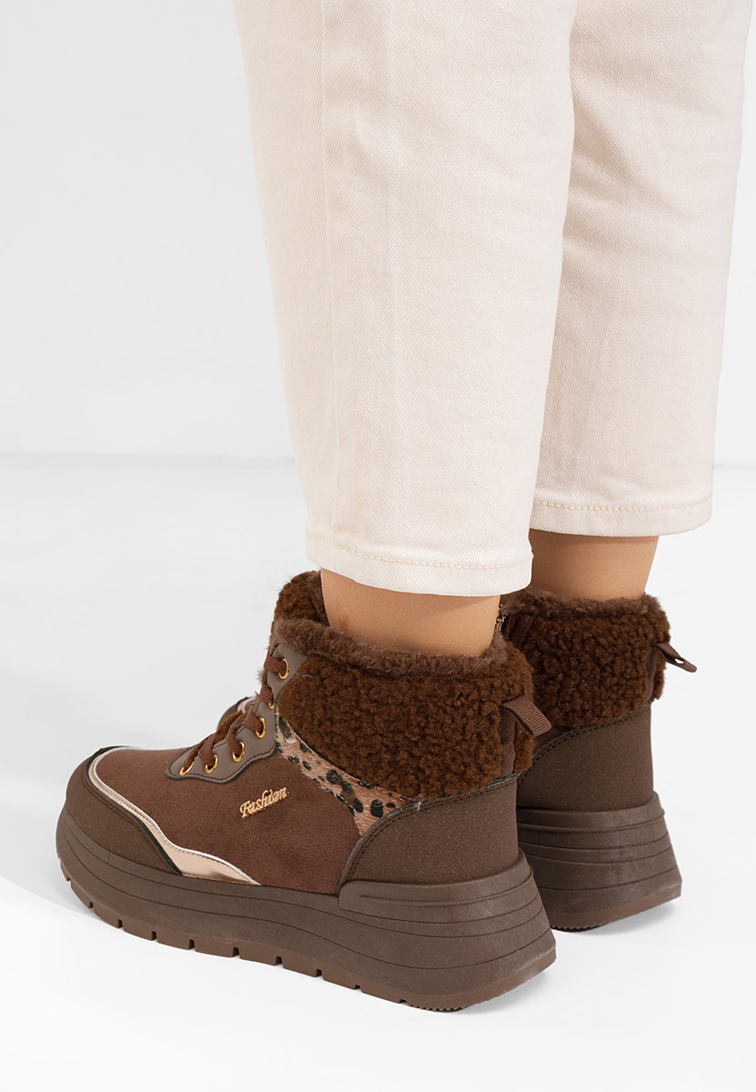 Baskets d'hiver pour femmes bruns Lisaia