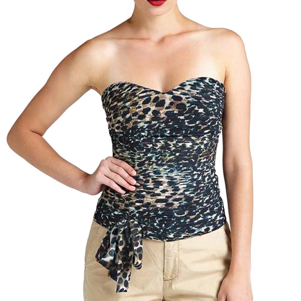 Guess Top Bustier Léopard Femme Guess Saskia