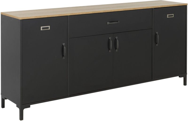 Diagone - Dressoir - Antraciet - MDF - 180x40x82 cm