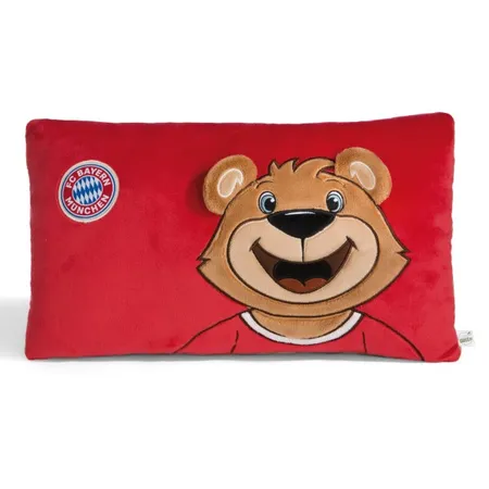 NICI Kissen FC BAYERN MÜNCHEN Bär Berni 43x25cm GREEN