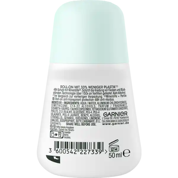 Deo Roll-on Invisible Protection 48H Black, White & Colors